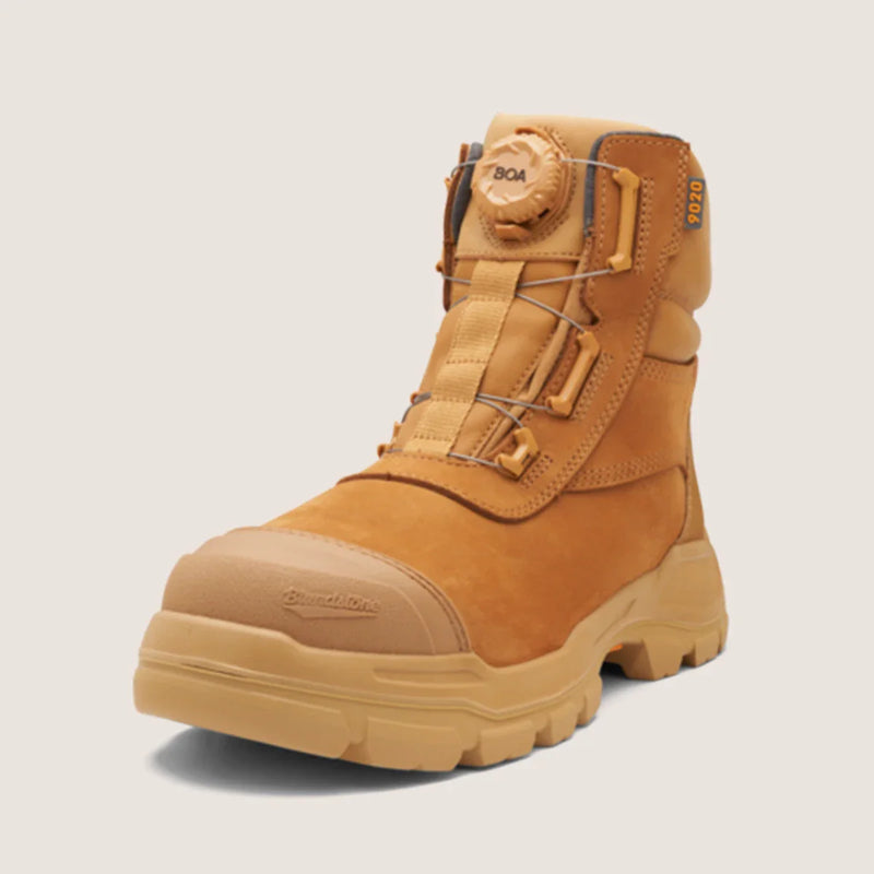 Blundstone 9020 Rotoflex - Rubber Steel Safety - Wheat - Unisex - 150Mm Boa Lace