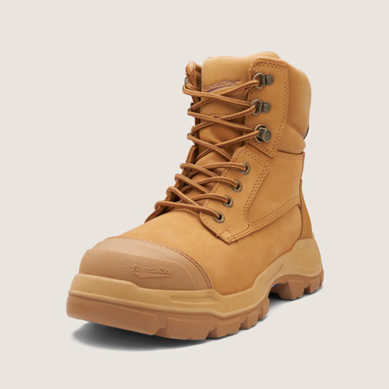 Blundstone 9060 Rotoflex - Rubber Steel Safety - Wheat - Unisex - 150Mm Zip Side