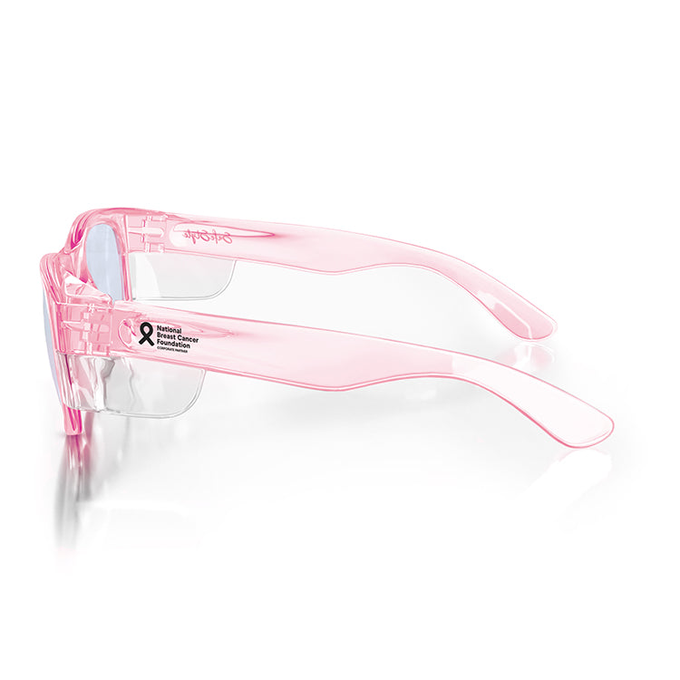 Safe Style CPB100 Classics Pink Frame Blue Light Blocking Safety Glasses