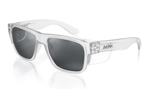 Safe Style FCT100 Fusion Clear Frame Tinted Safety Glasses