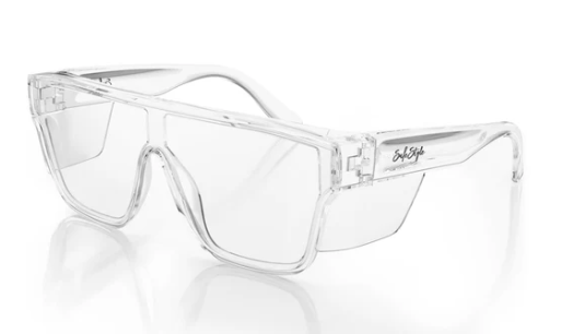 Safe Style PCC100 Primes Clear Frame Clear Safety Glasses