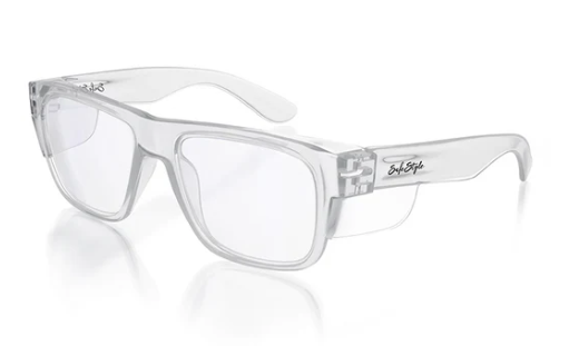 Safe Style FCC100 Fusion Clear Frame Safety Glasses