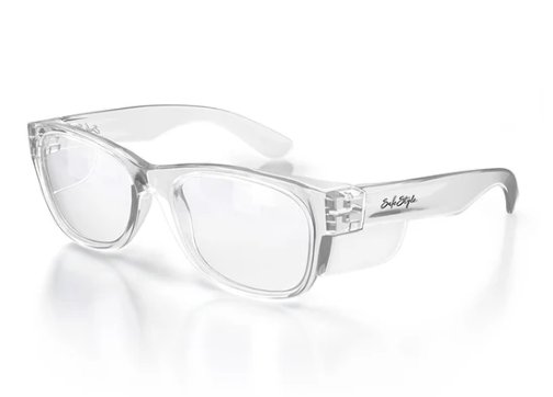 Safe Style CCC100 Classic Clear Frame Safety Glasses